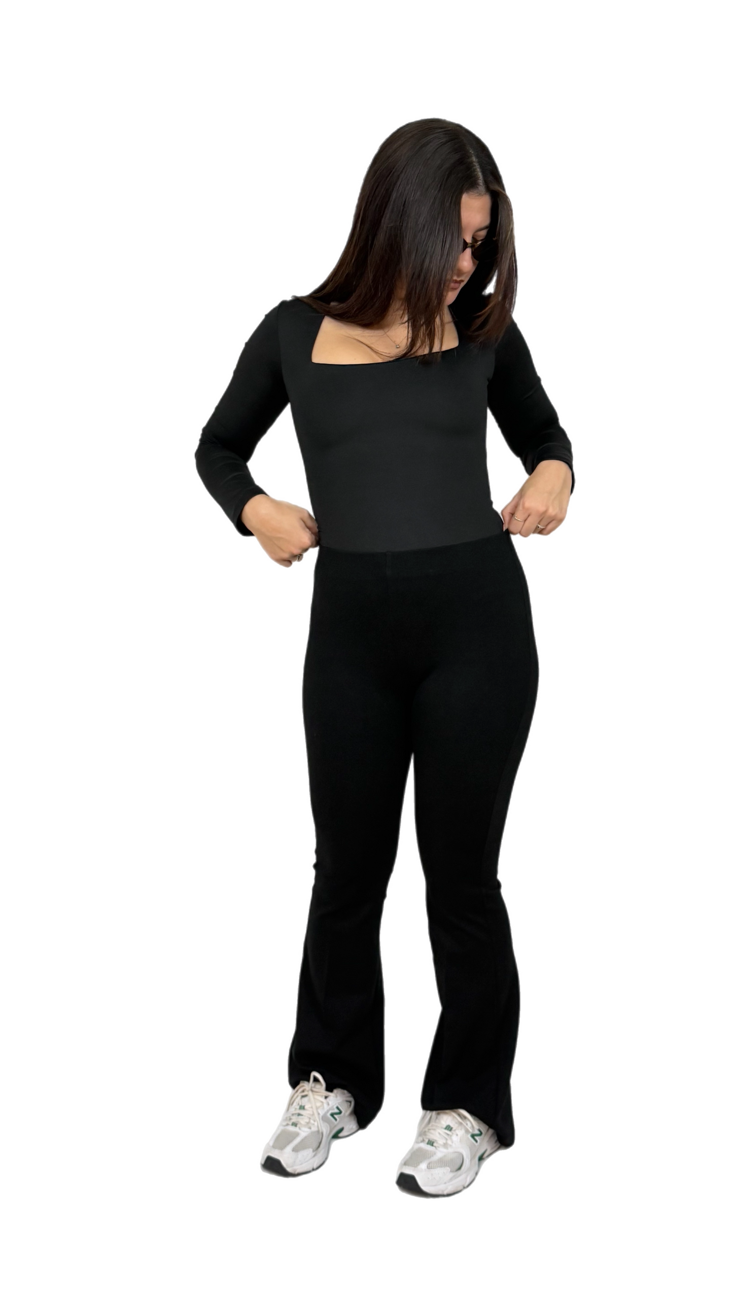 Pantalone Nero a Zampa – Donna