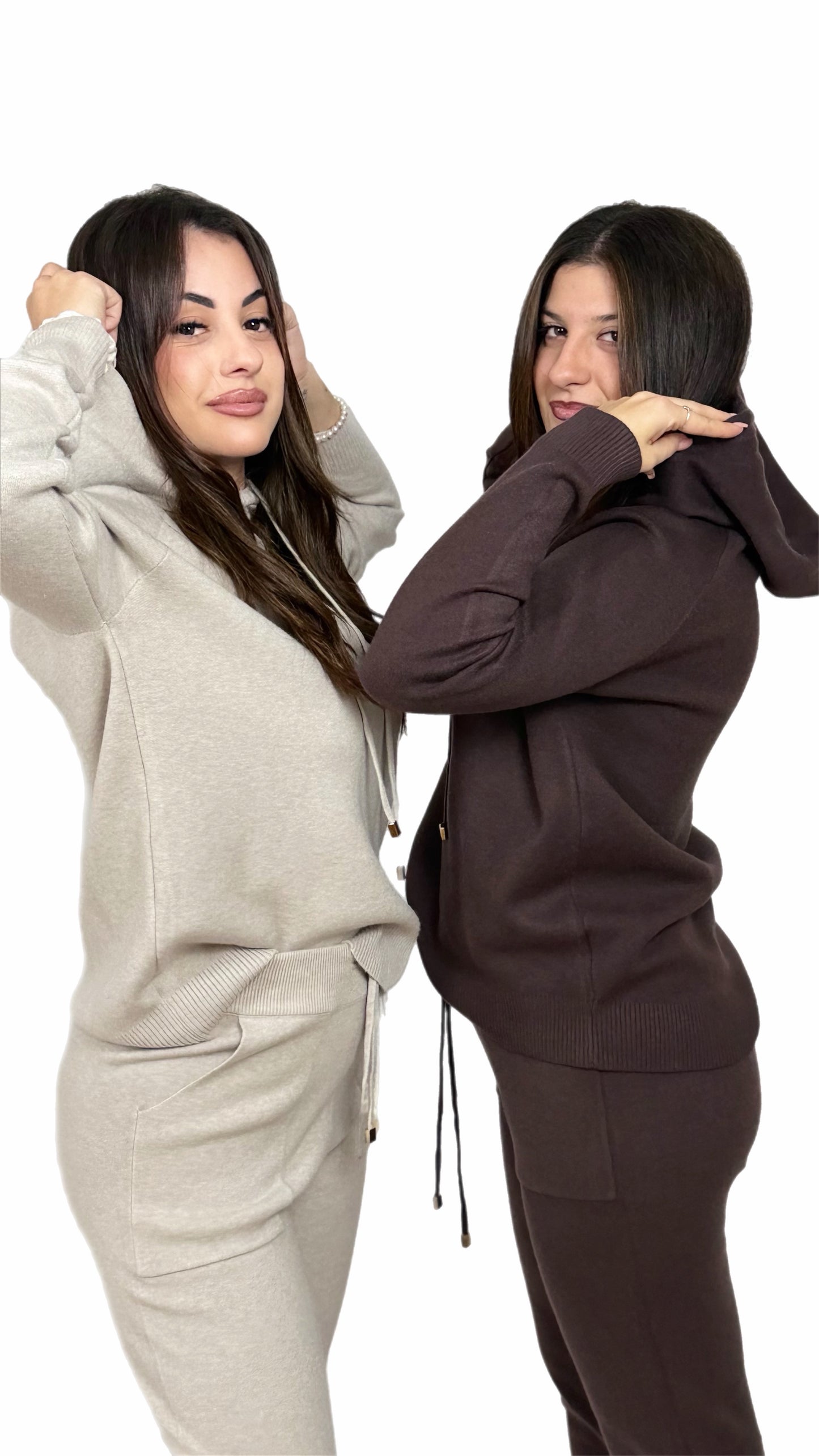 Coordinato con cappuccio - Donna