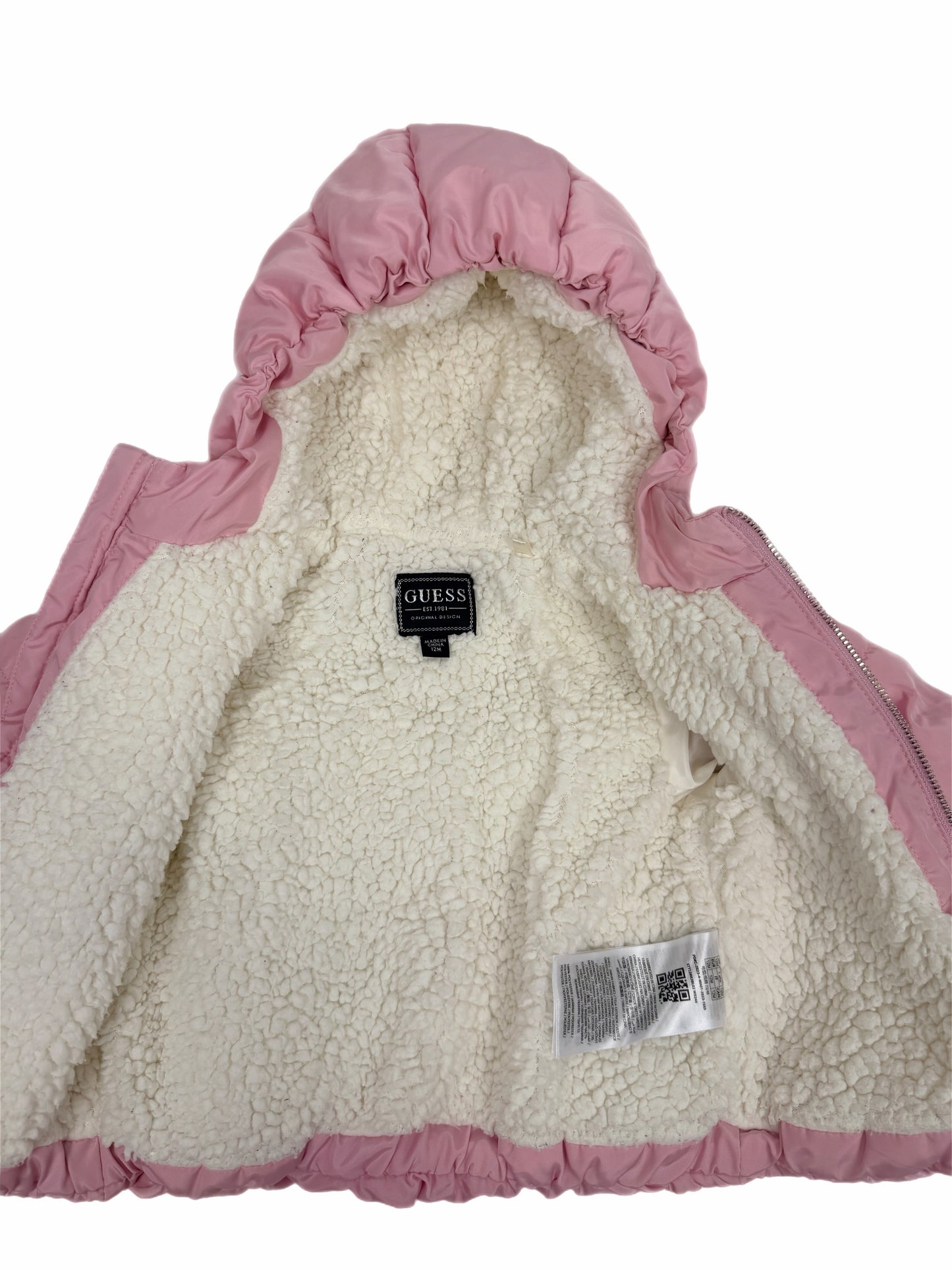 Guess - Giubbotto Invernale con cappuccio - 12 mesi