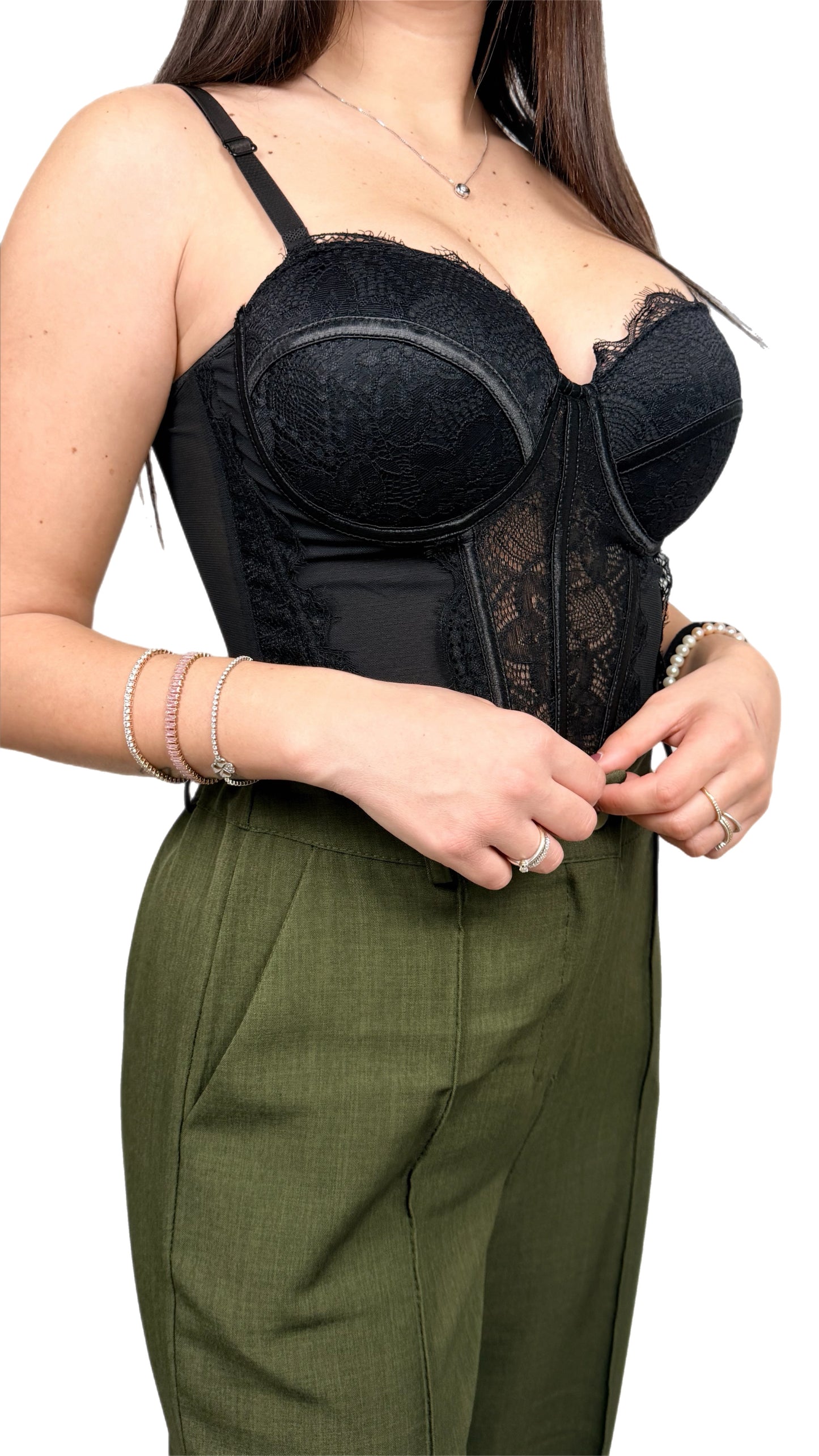 Corpetto in pizzo - Donna