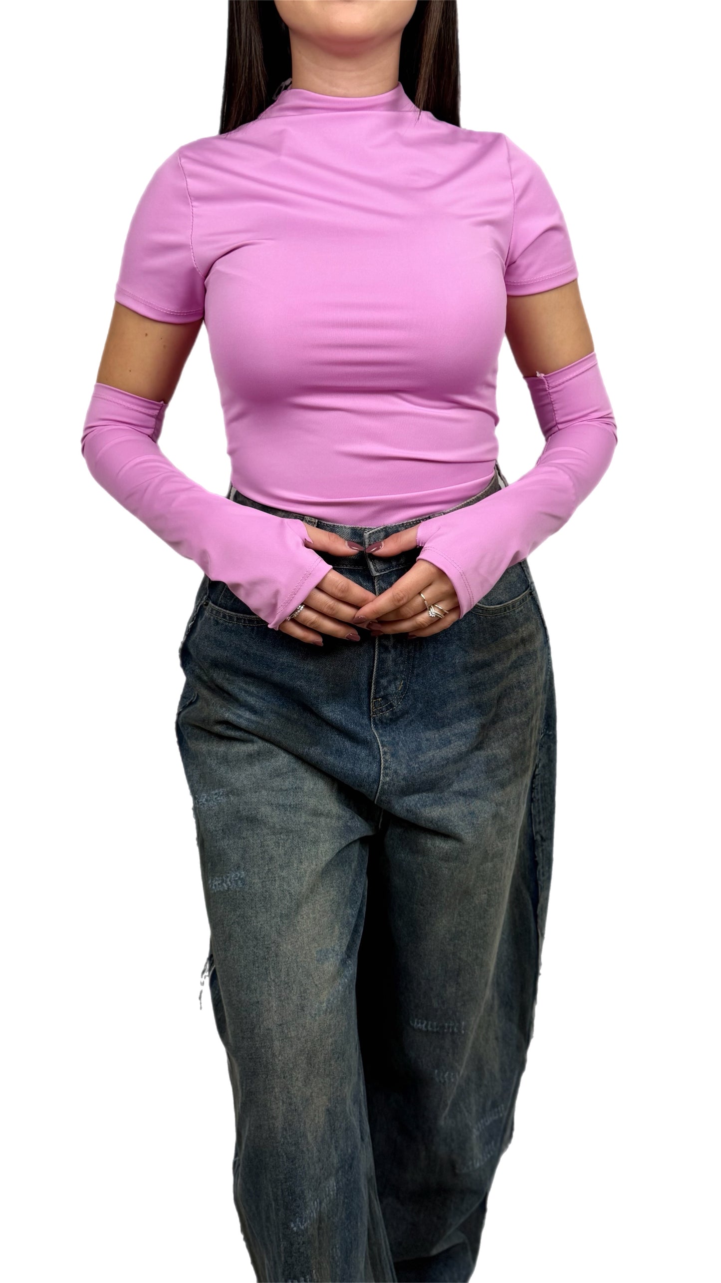 Jeans wide leg vita alta - Donna