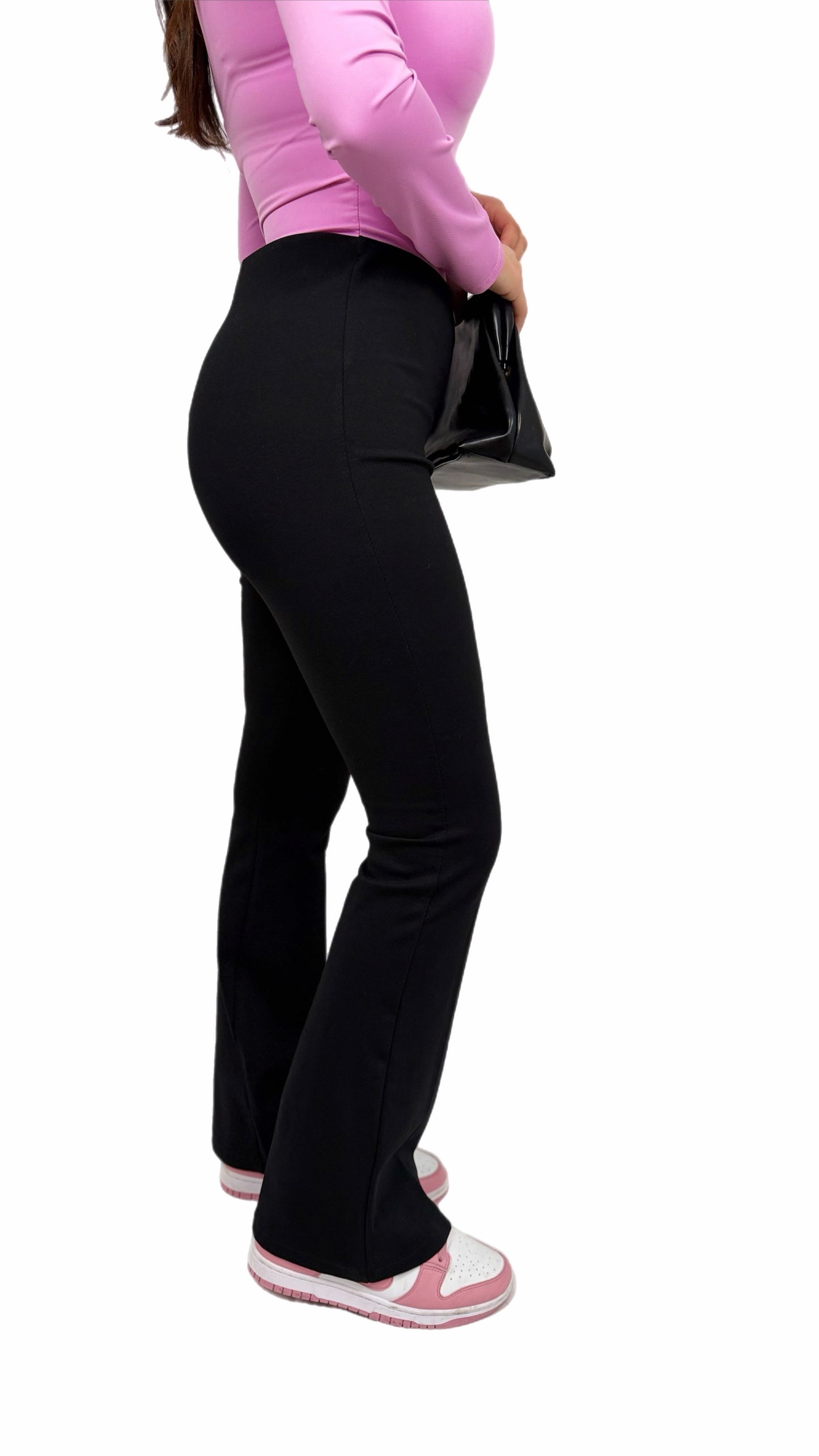 Pantalone Nero a Zampa – Donna