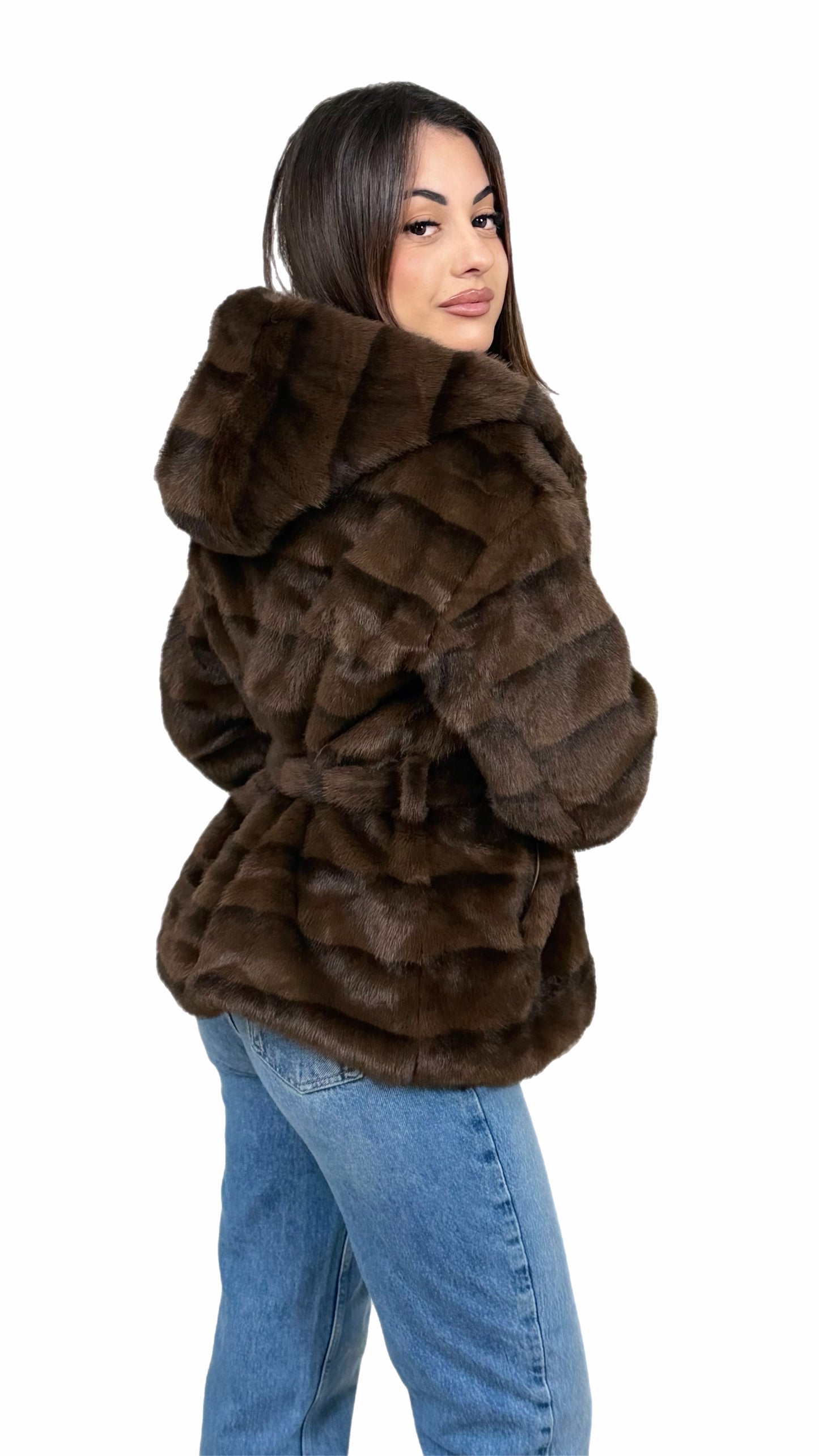 Pelliccia - Marrone - Donna