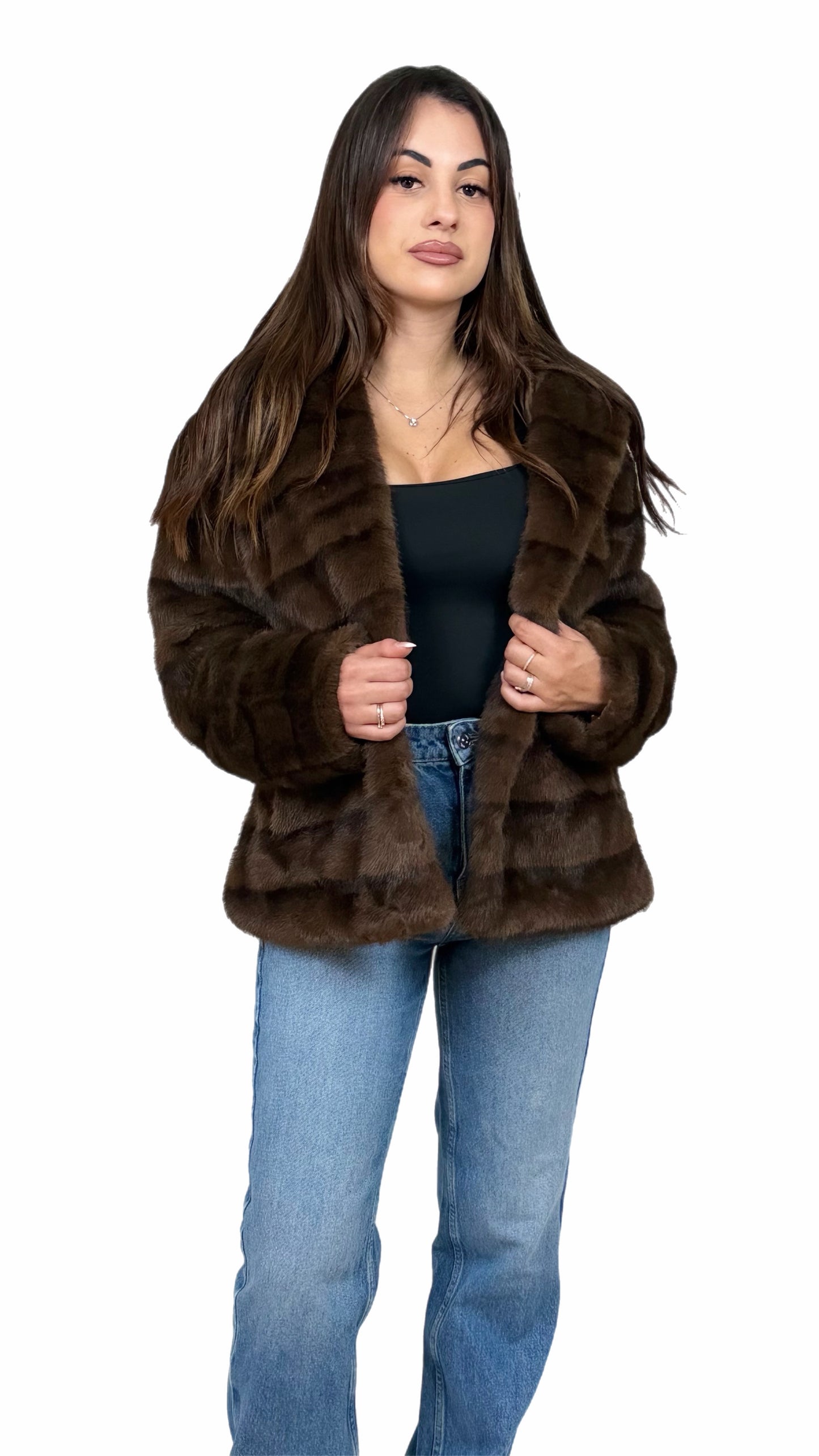 Pelliccia - Marrone - Donna